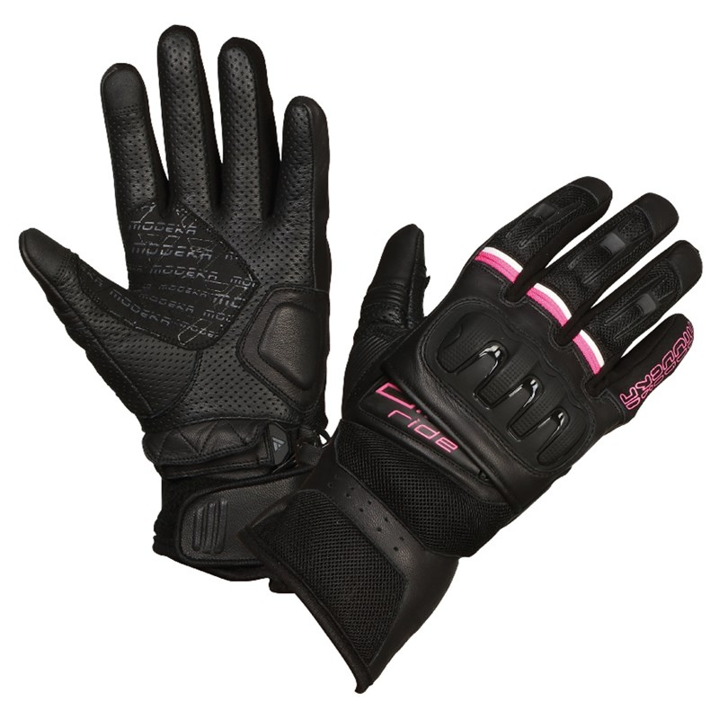 Modeka Damen Handschuhe Air Ride Lady, schwarz-pink