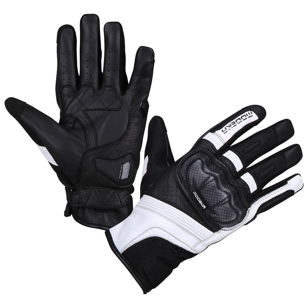 Modeka Miako Air Handschuhe, schwarz-weiß
