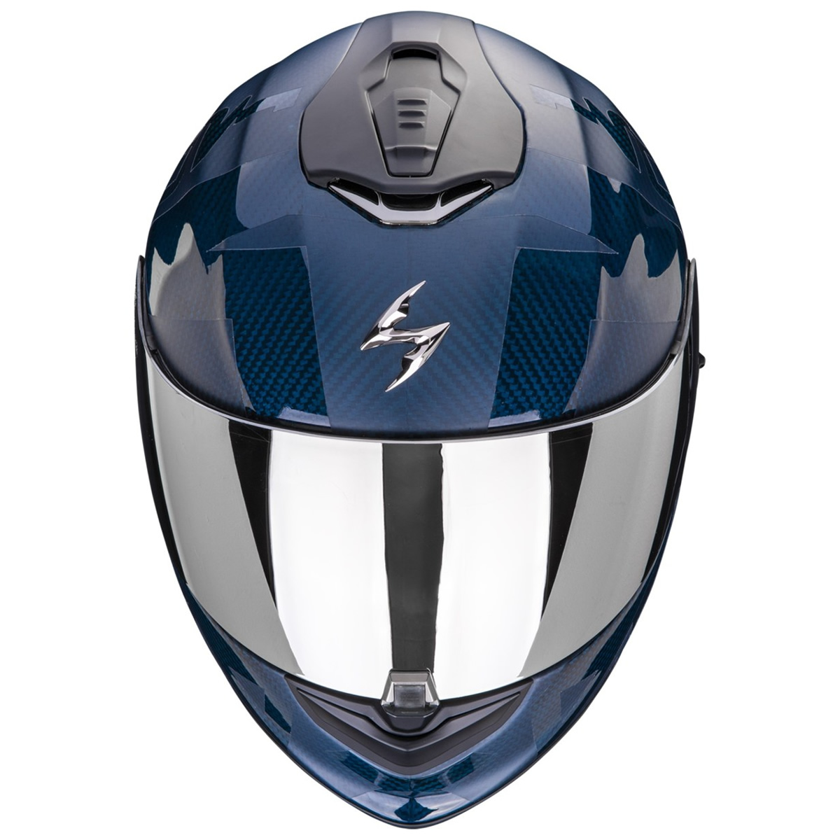 Scorpion Helm EXO-1400 EVO Carbon Air Cerebro, blau