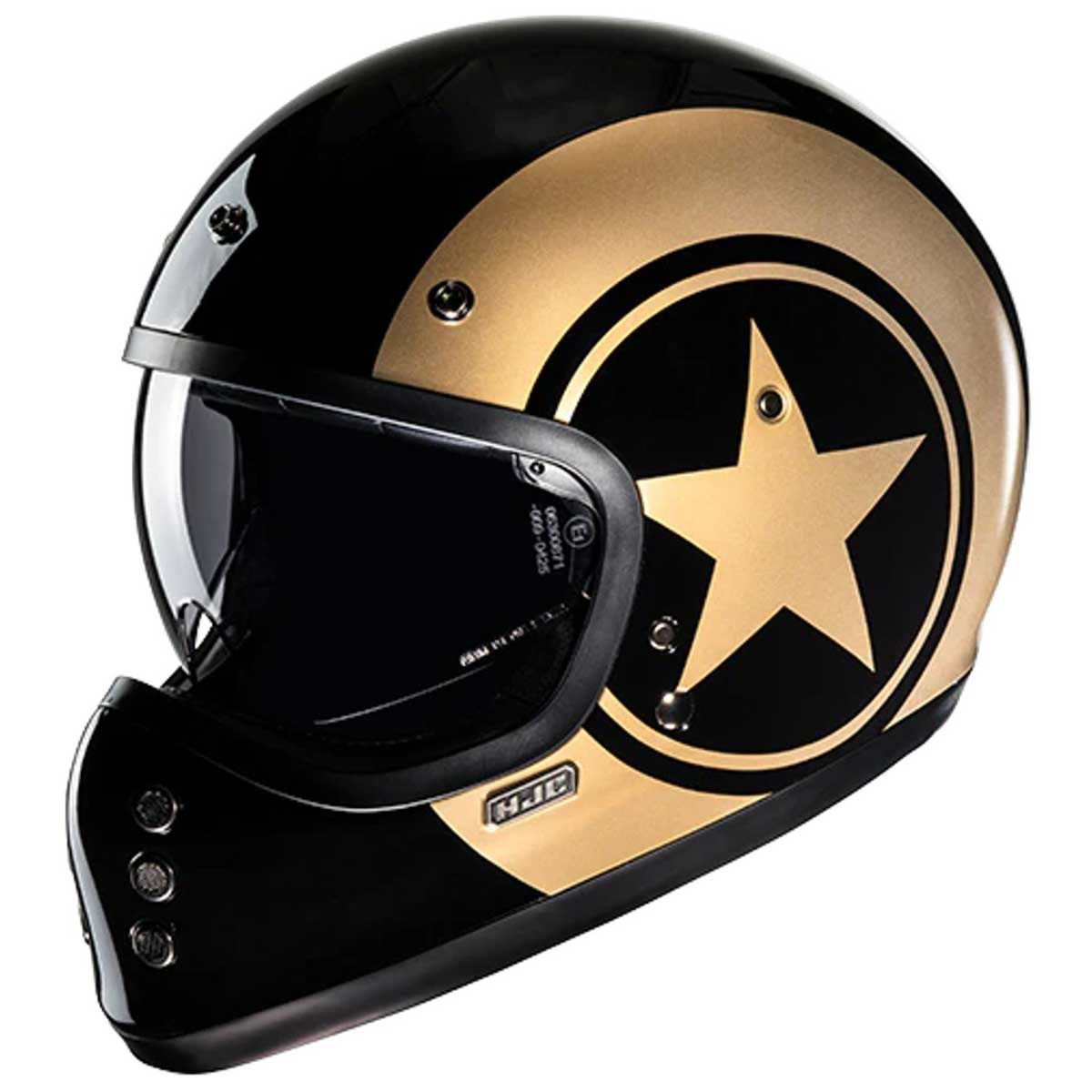 HJC V60 Nyx MC9 Helm, schwarz-gold