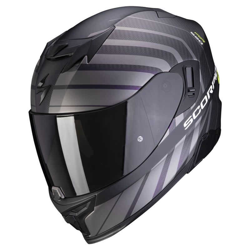 Scorpion Helm EXO-520 Air Shade, schwarz-fluogelb matt