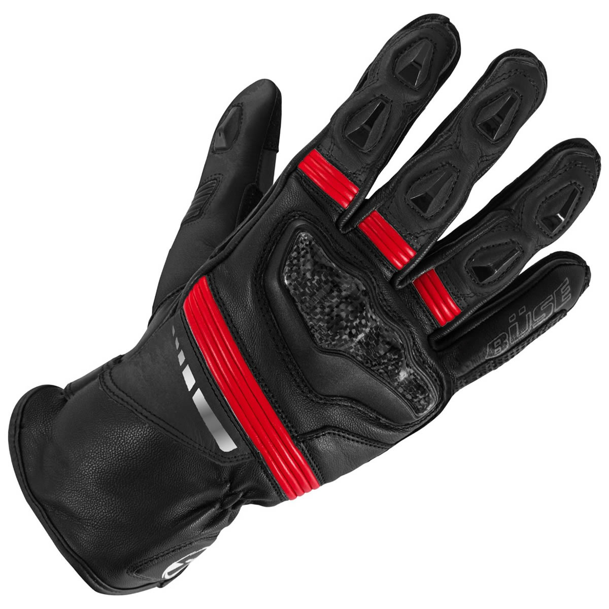 Büse Escape Handschuhe, schwarz-rot