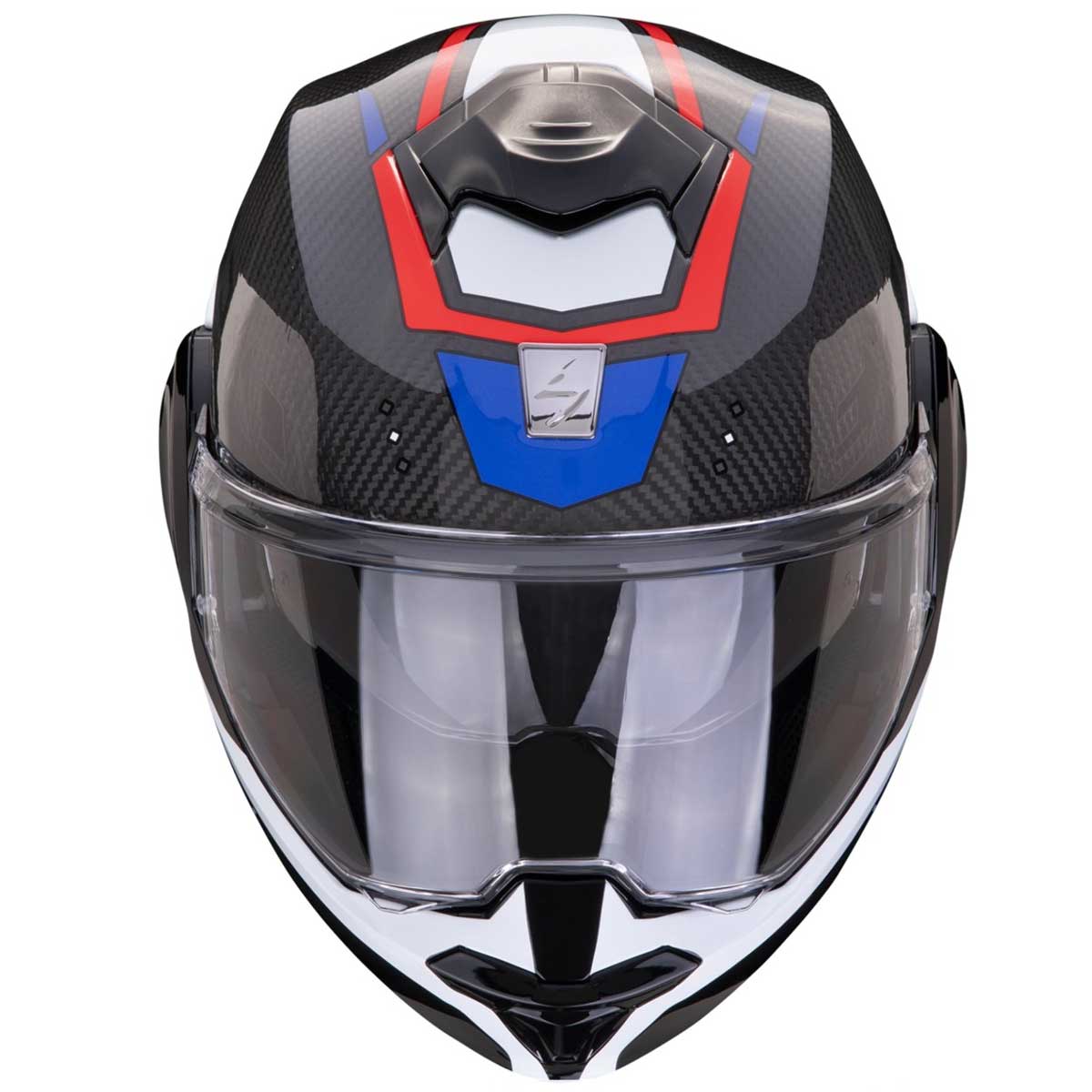 Scorpion EXO-Tech EVO Carbon Rover Helm, schwarz-rot-blau