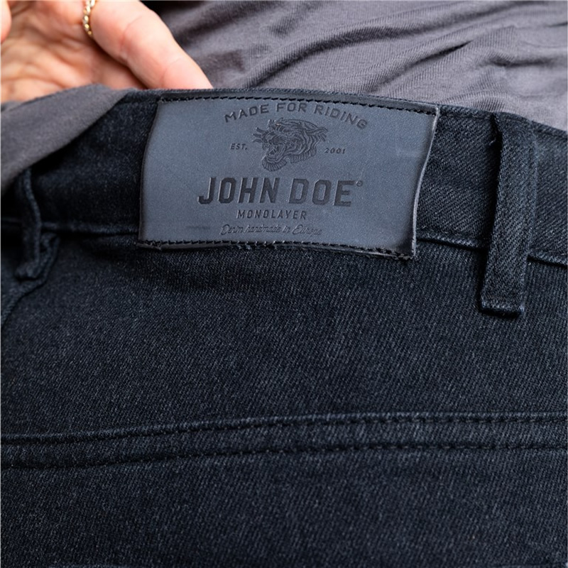 John Doe Jeans Luna High mono, schwarz used