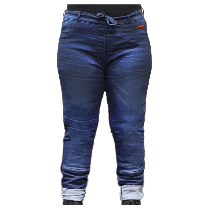 Rusty Stitches Übergrößen-Jeans Super Ella, blau
