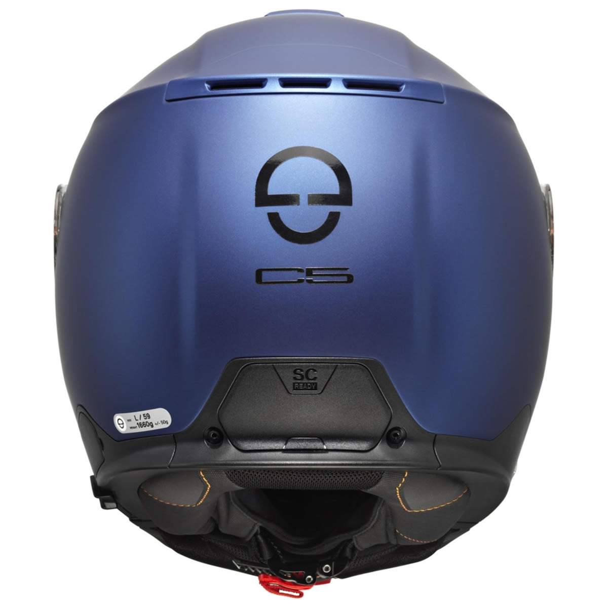 Schuberth C5 Solid Helm, blau matt