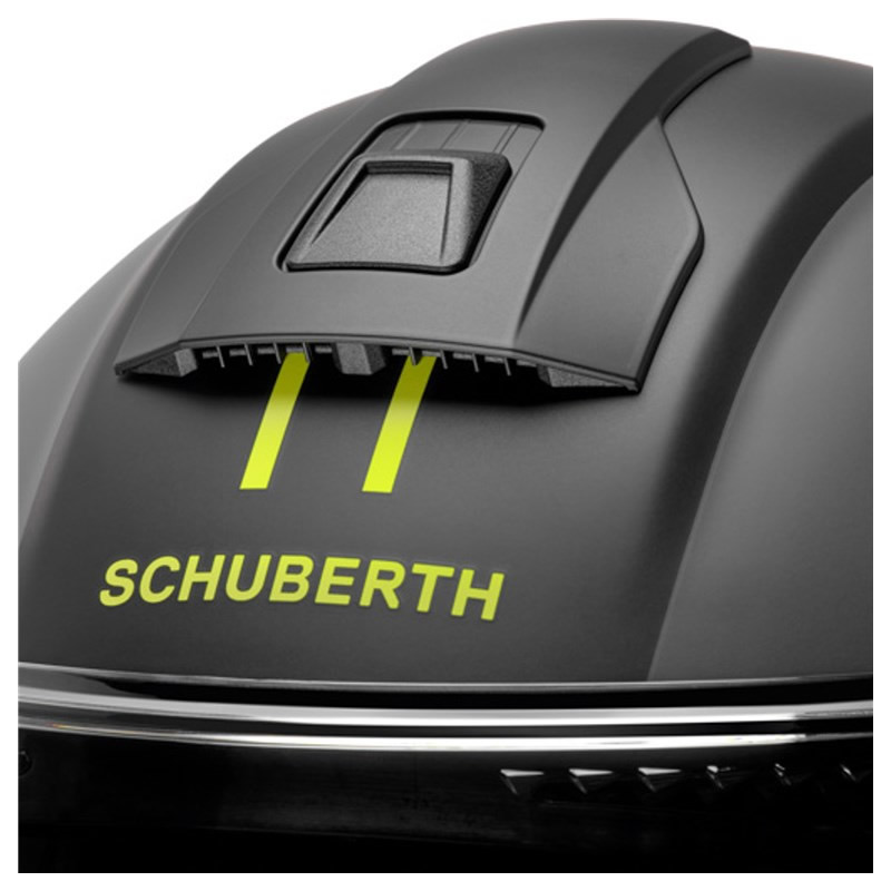 Schuberth C5 Master Helm, schwarz-fluogelb matt