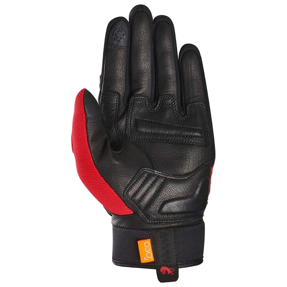 Furygan Handschuhe Jet D3O, rot-schwarz