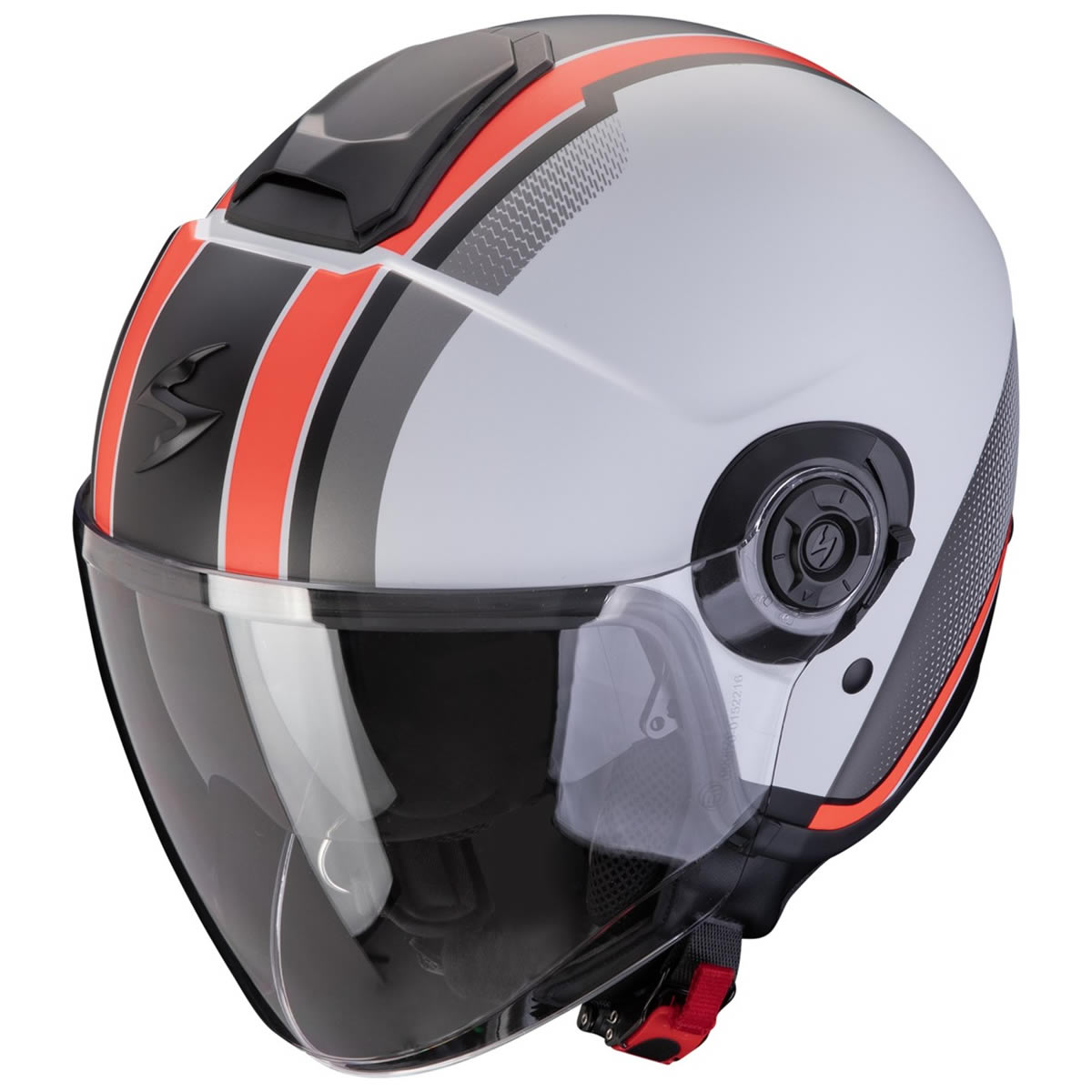 Scorpion EXO-City II Vel Helm, grau-rot matt