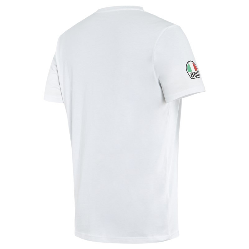 Dainese T-Shirt Racing Service, weiß-schwarz