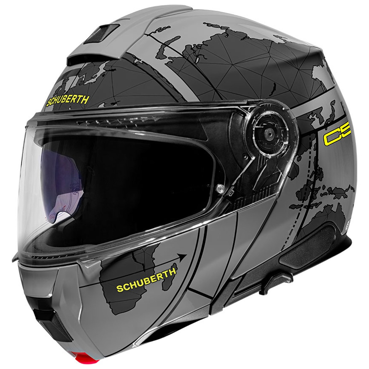 Schuberth C5 Globe Helm, grau-schwarz