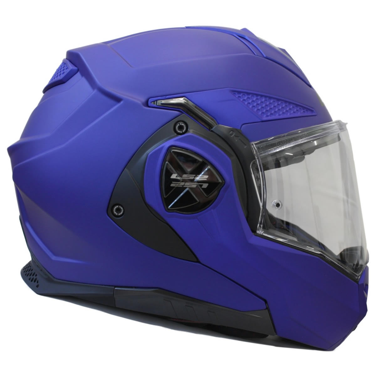 LS2 Helmets Klapphelm Advant X Solid FF901, blau matt