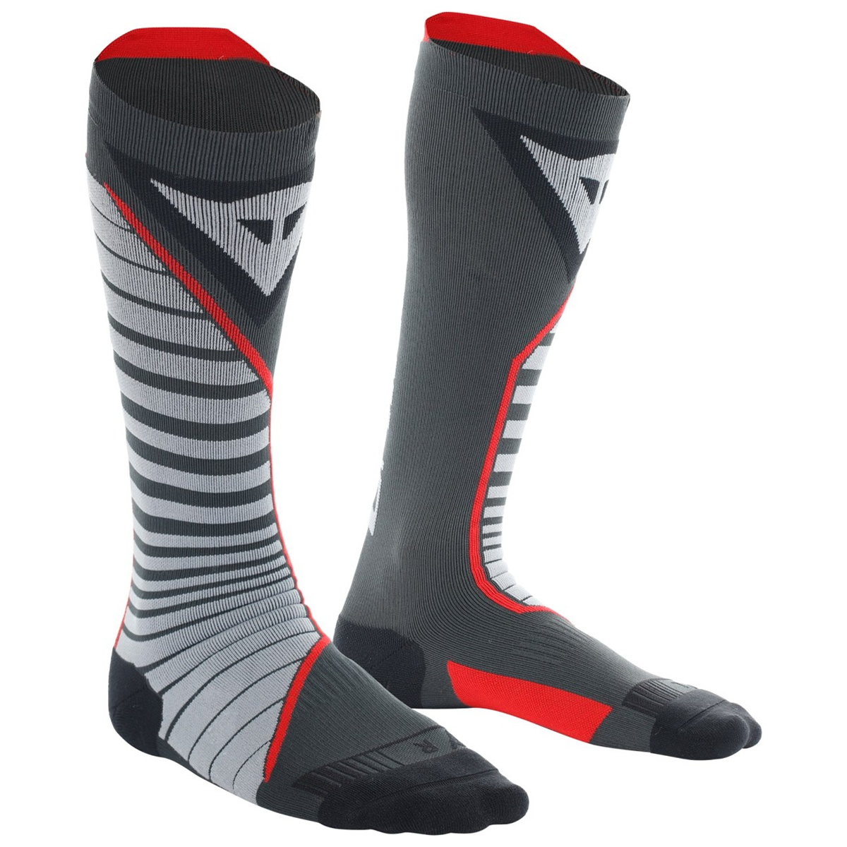 Dainese Socken Thermo Long Socks, schwarz-rot