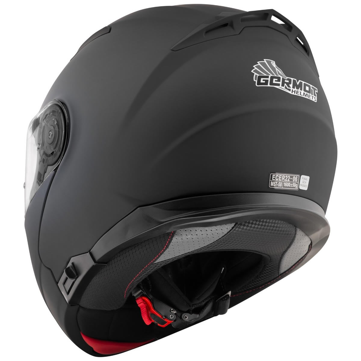 Germot GM 970 Helm, schwarz matt