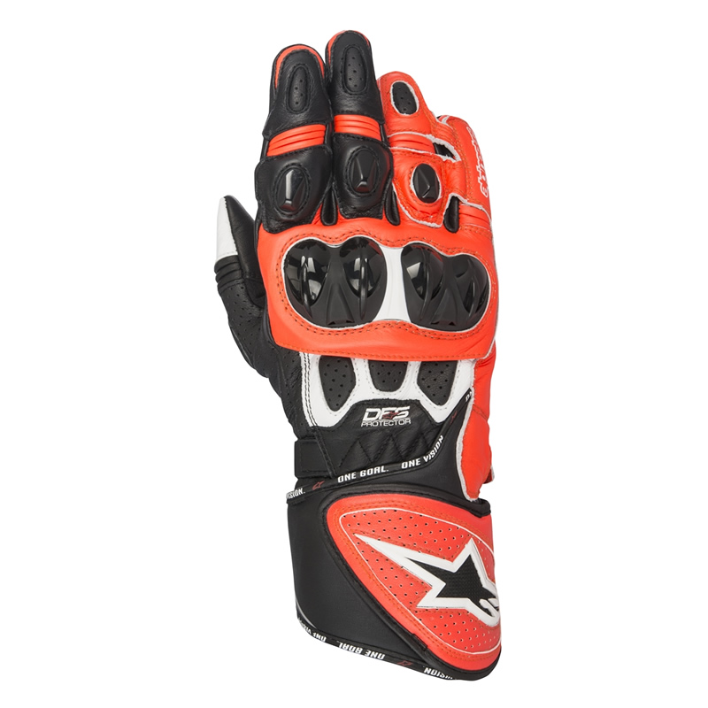 Alpinestars Handschuhe GP Plus R, weiß-schwarz-rot