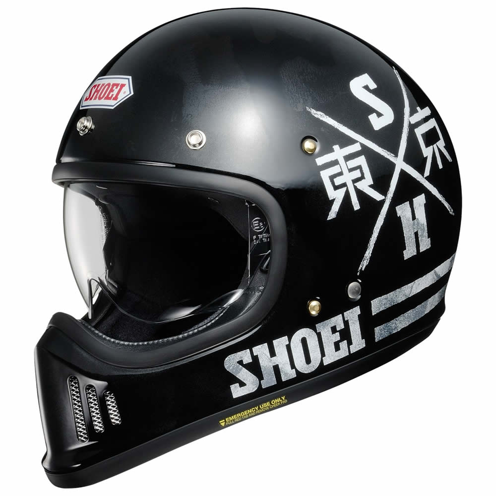 Shoei Helm EX-Zero Xanadu TC-5, schwarz-weiß