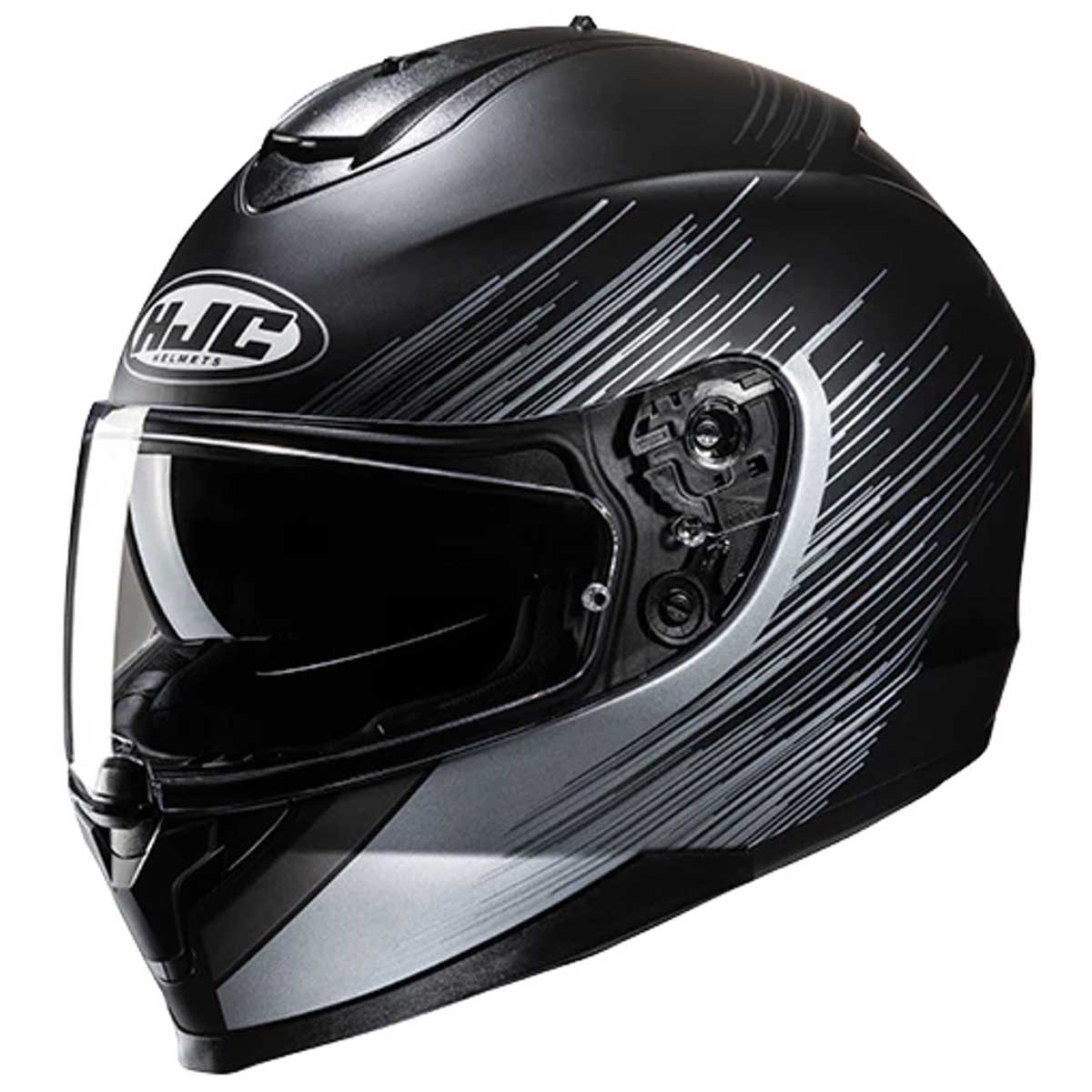 HJC C70N Sway MC5SF Helm, schwarz-silber matt