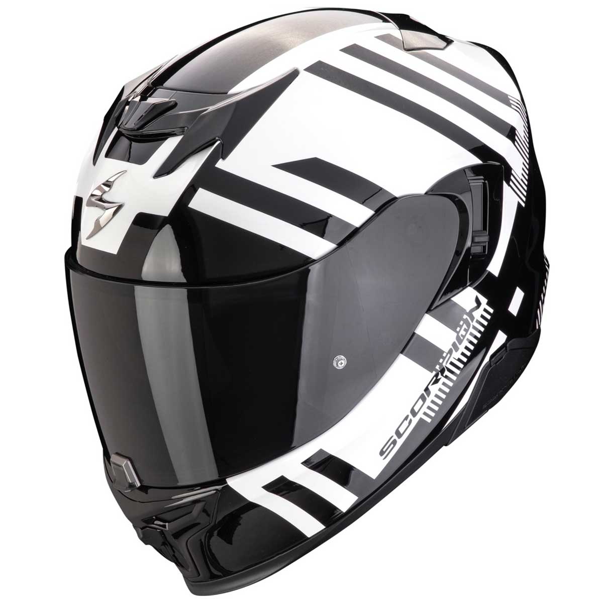 Scorpion EXO-520 EVO Air Helm, Banshee weiß-schwarz
