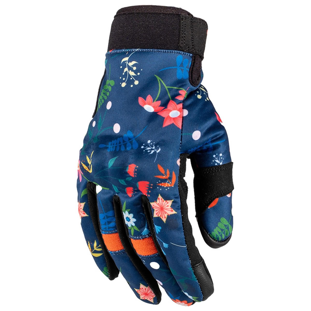 Rusty Stitches Bonnie V2 Damen Handschuhe, navy-flowers