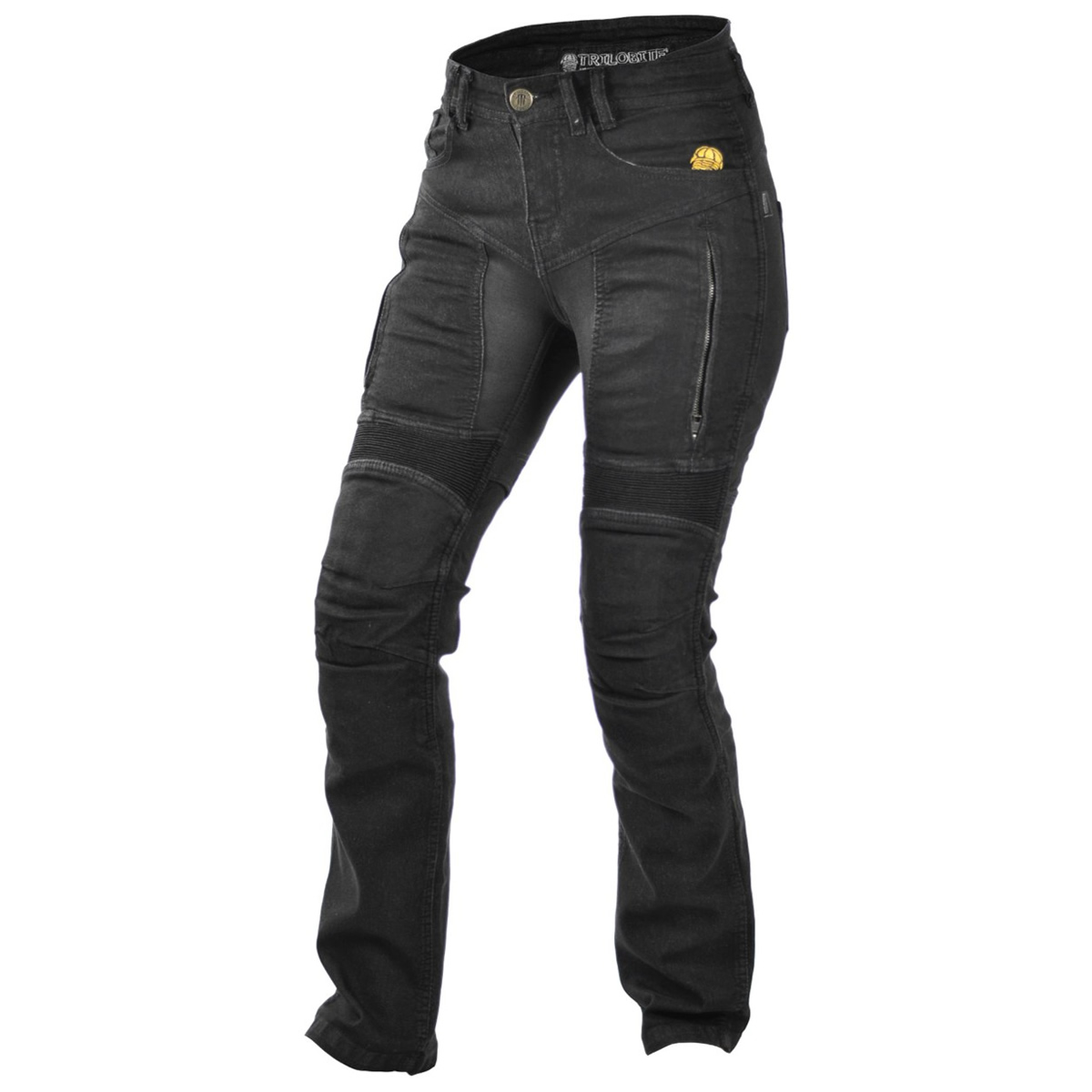 Trilobite Damen Jeans Parado Slim-Fit, schwarz