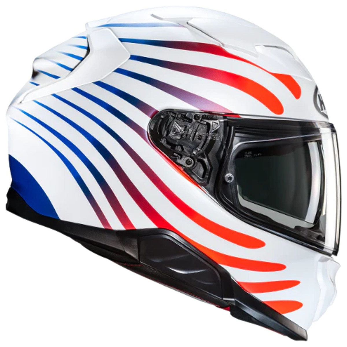 HJC F71 Zen Helm, weiß-rot-blau matt
