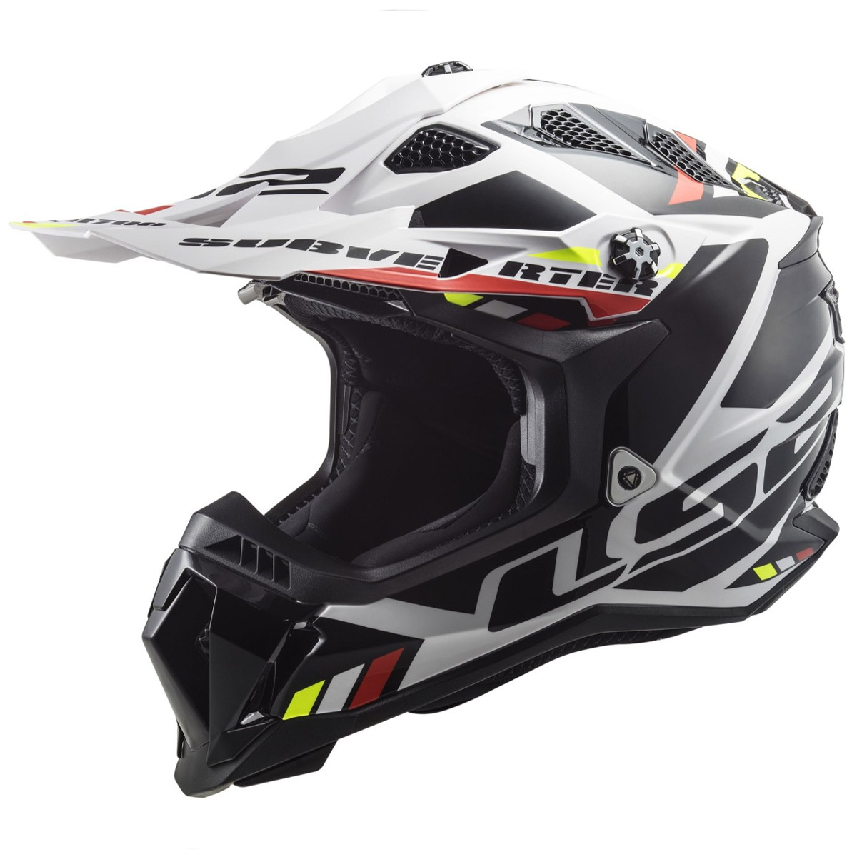 LS2 Helmets Subverter Evo II Stomp MX700 Helm, weiß-schwarz