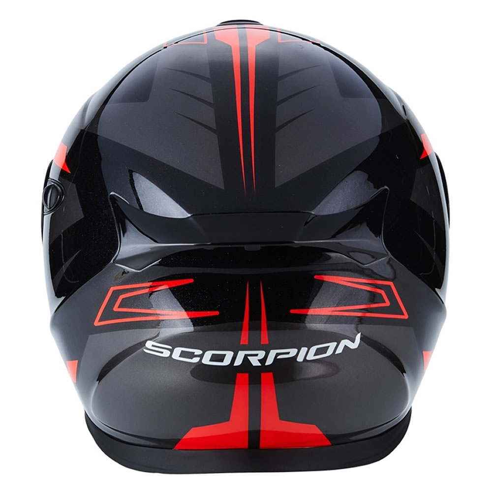 Scorpion Helm EXO-920 Shuttle, schwarz-silber-rot
