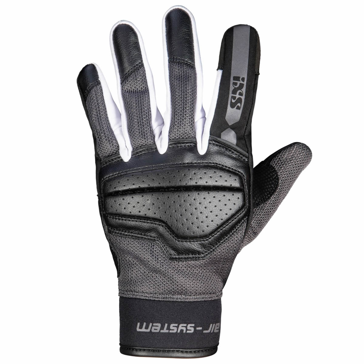 iXS Damen Handschuhe Evo Air, schwarz-dunkelgrau-weiß