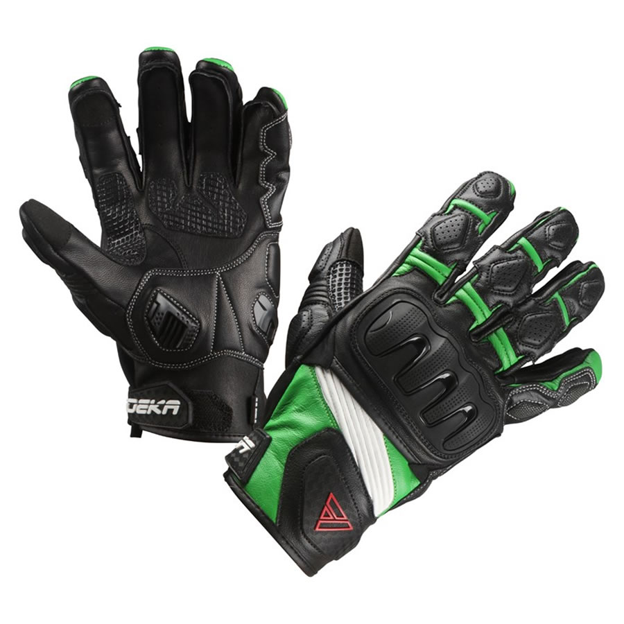 Modeka Handschuhe Baali, schwarz-grün