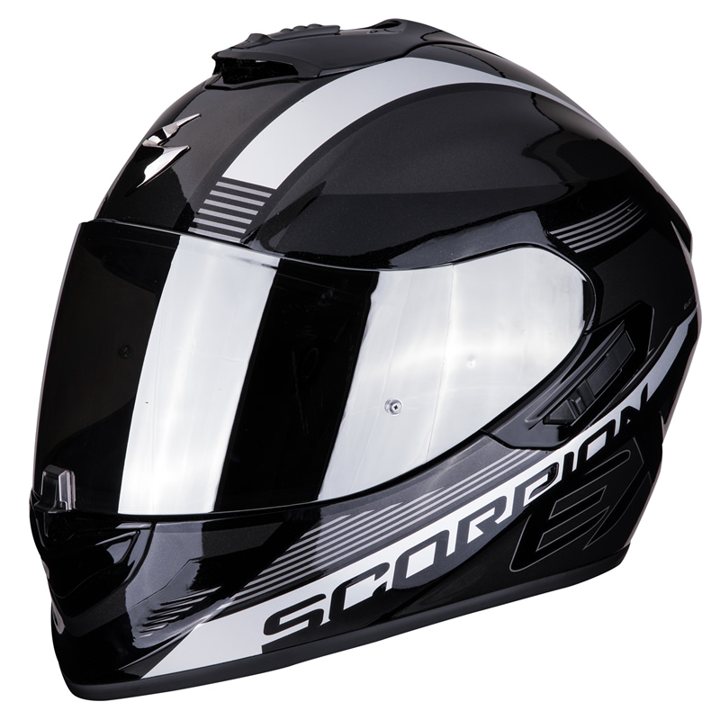 Scorpion Helm EXO-1400 Air Free, schwarz-silber
