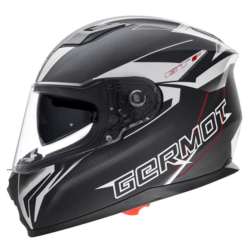 Germot Helm GM 330, schwarz-weiß-matt