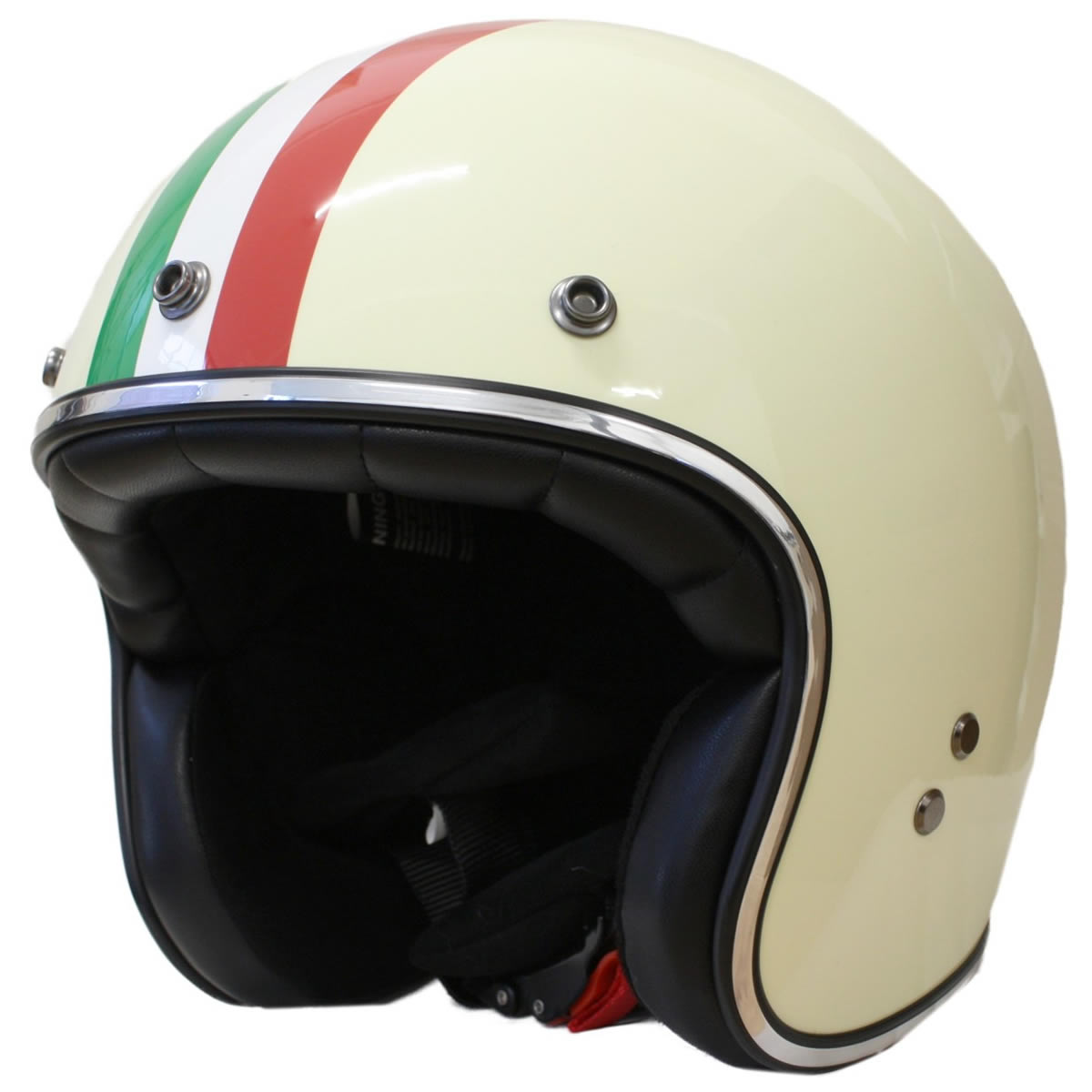 Redbike RB802 Italia Helm, elfenbein-grün-weiß-rot