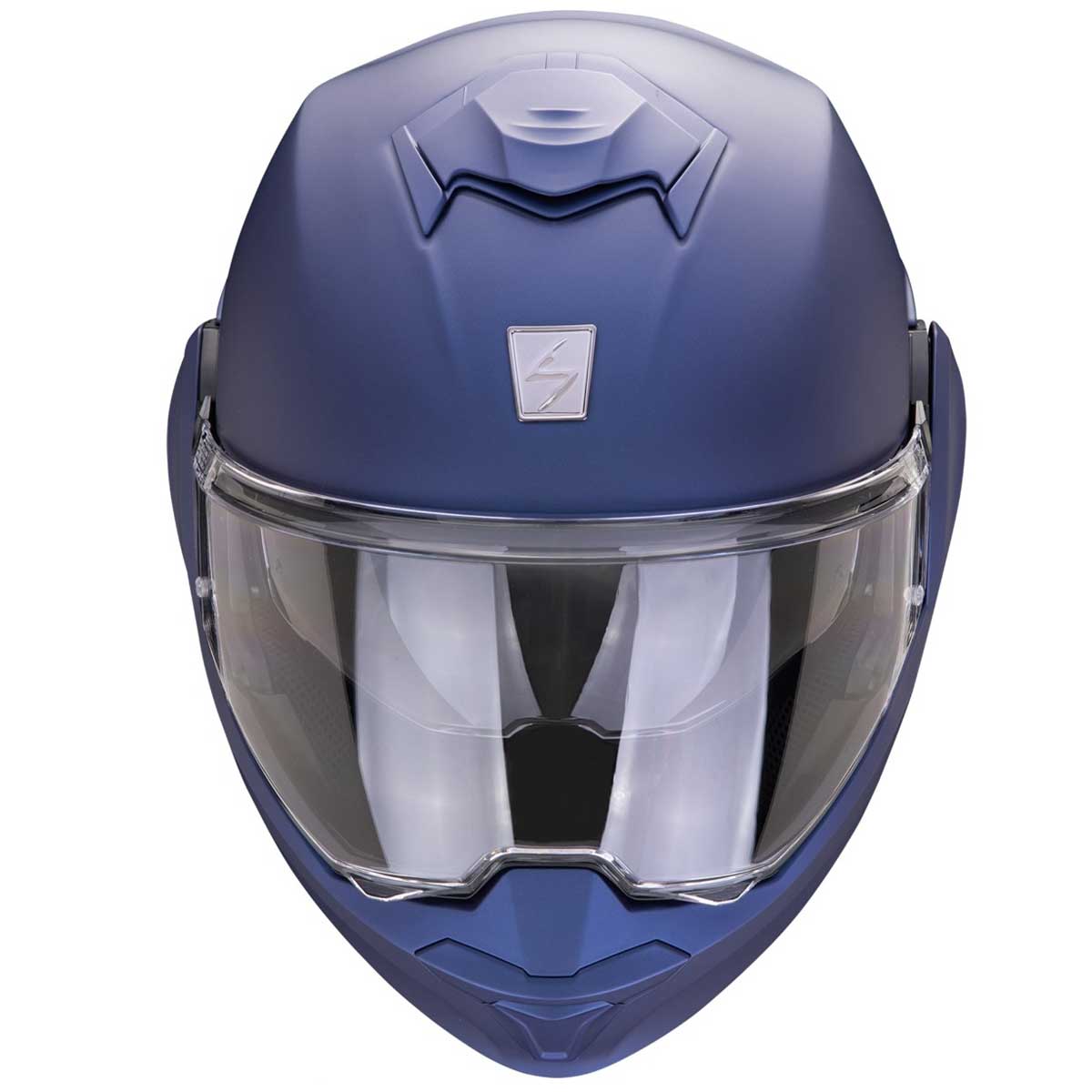 Scorpion EXO-Tech EVO PRO Solid Helm, blau metallic matt