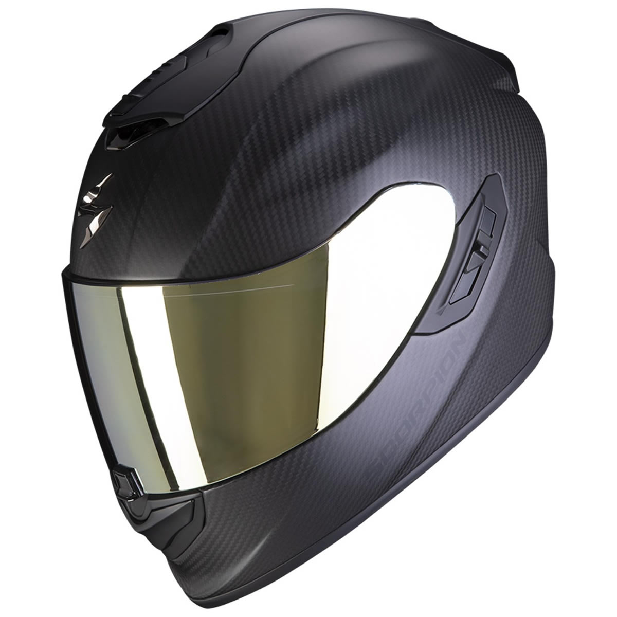 Scorpion EXO-1400 EVO II Carbon Air Solid Helm, schwarz matt