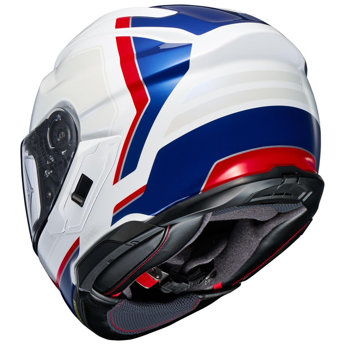 Shoei GT-Air 3 Realm TC-10 Helm, weiß-blau-rot