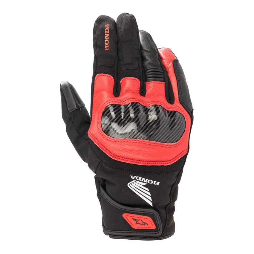 Alpinestars Handschuhe SMX-Z Drystar Honda, schwarz-rot