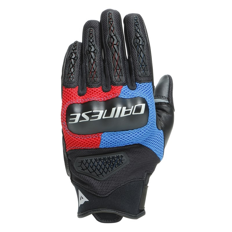 Dainese Handschuhe D-Explorer 2, grau-blau-rot-schwarz