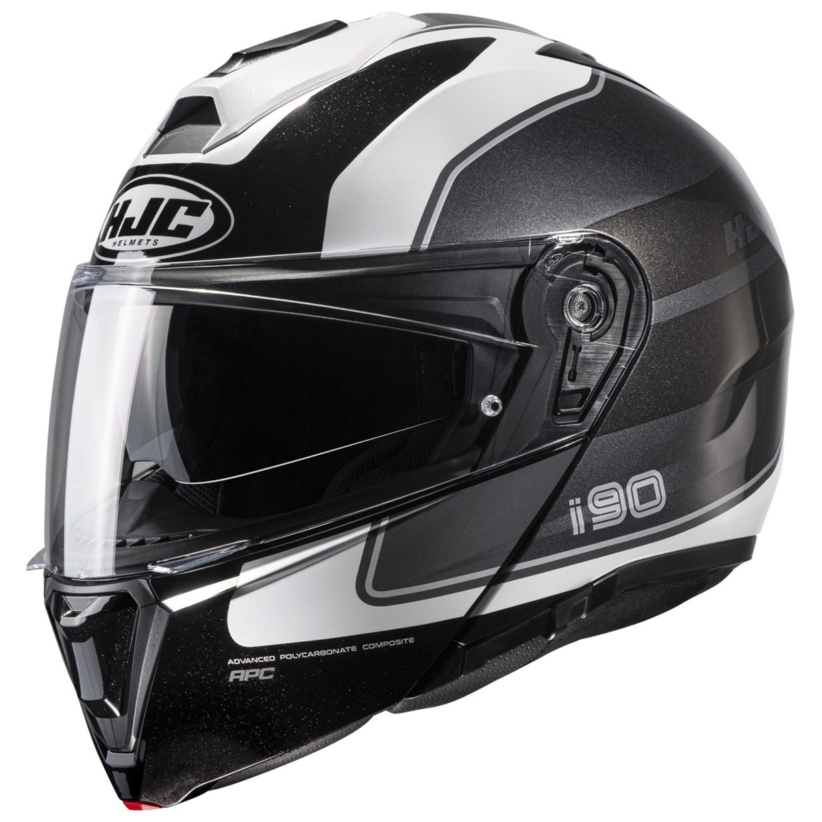 HJC Helm i90 Wasco MC5, schwarz-weiß