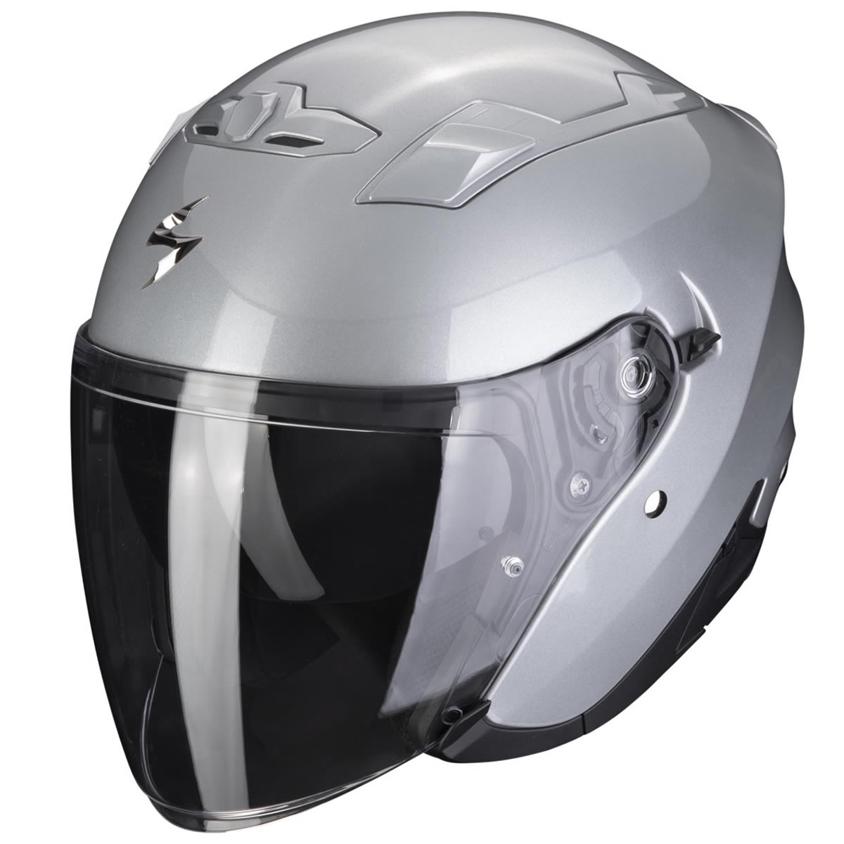 Scorpion EXO-230 Solid Helm, silber