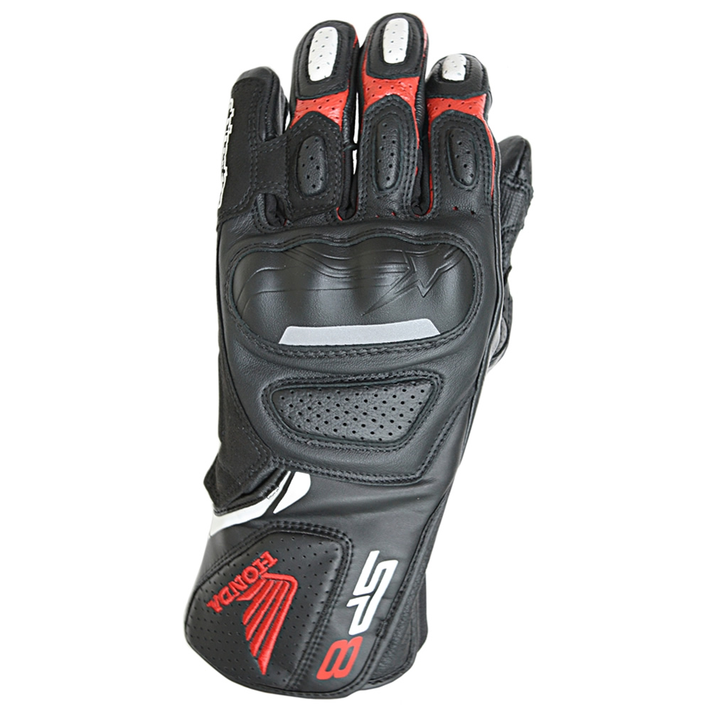 Alpinestars Handschuhe SP-8 V2 Honda, schwarz-weiß-rot