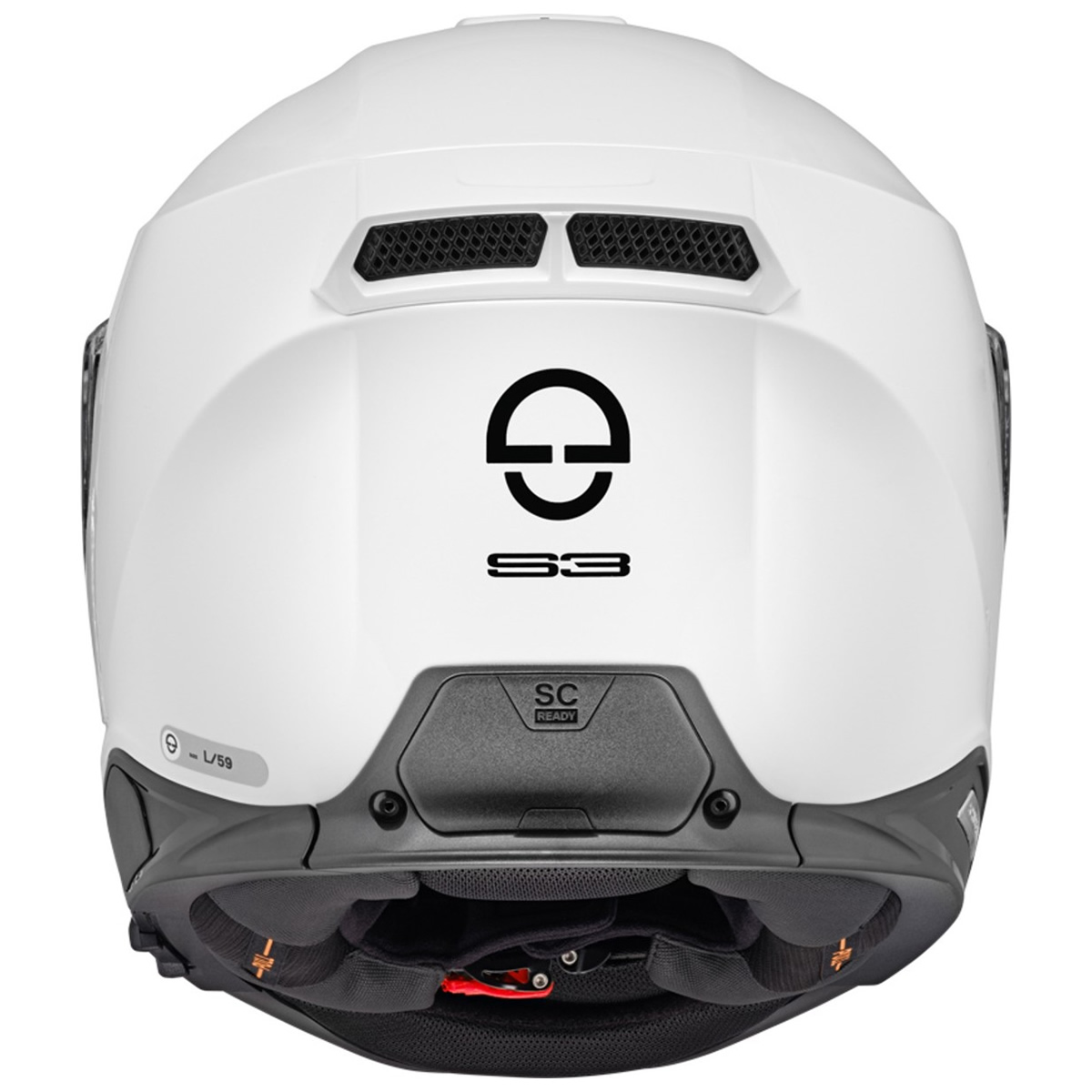 Schuberth Helm S3 Solid, weiß