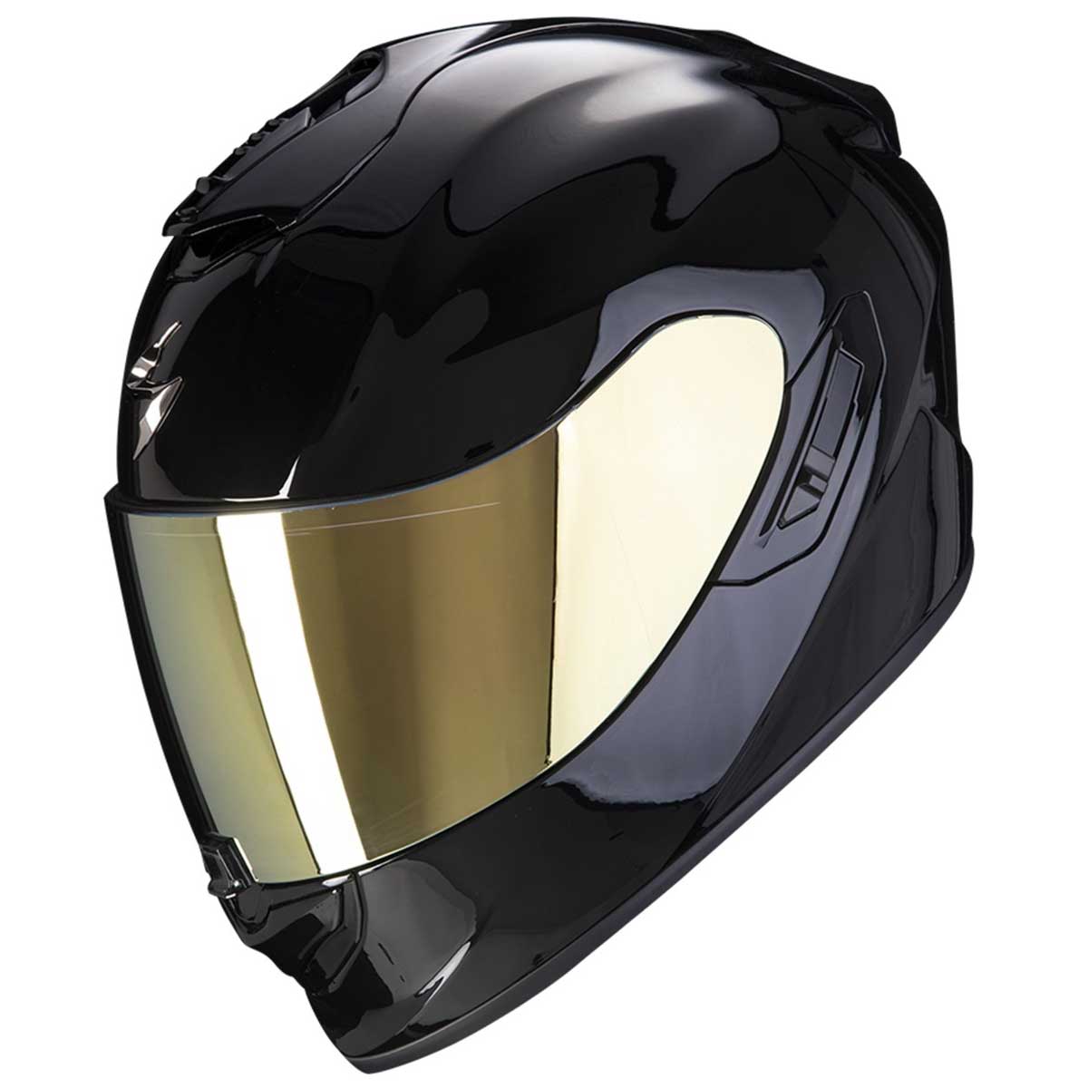 Scorpion EXO-1400 EVO II Air Solid Helm, schwarz