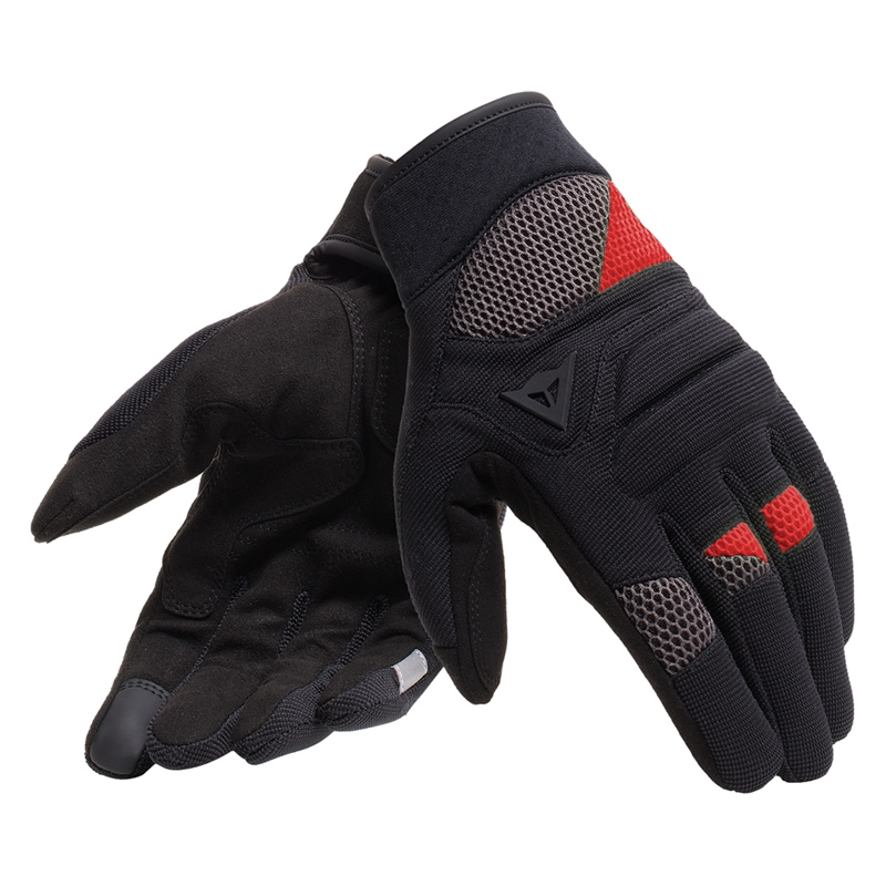 Dainese Handschuhe Fogal, schwarz-rot
