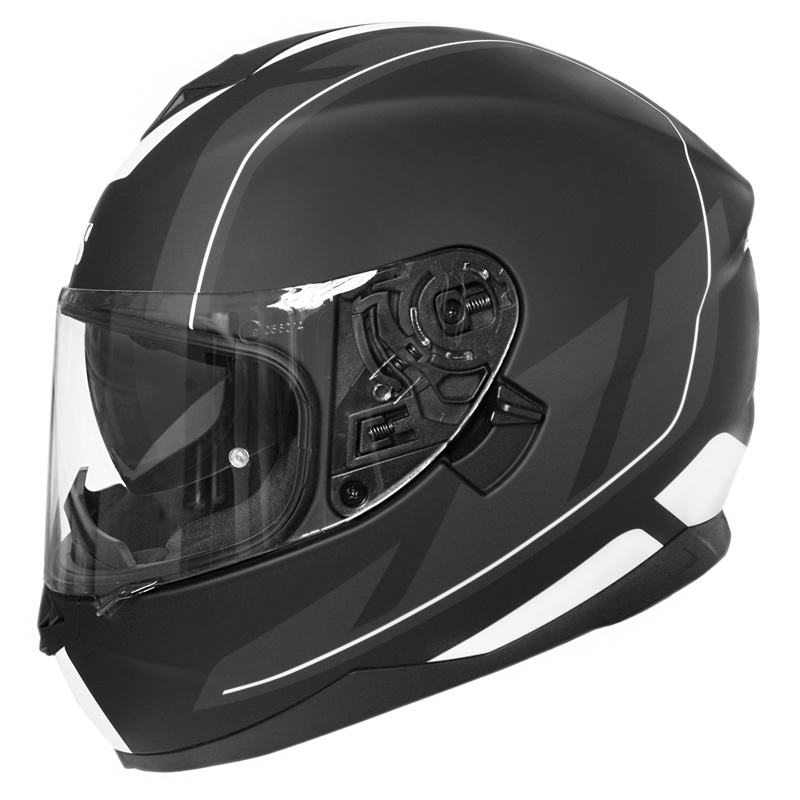 iXS Helm 1100 2.0,  schwarz-weiß matt