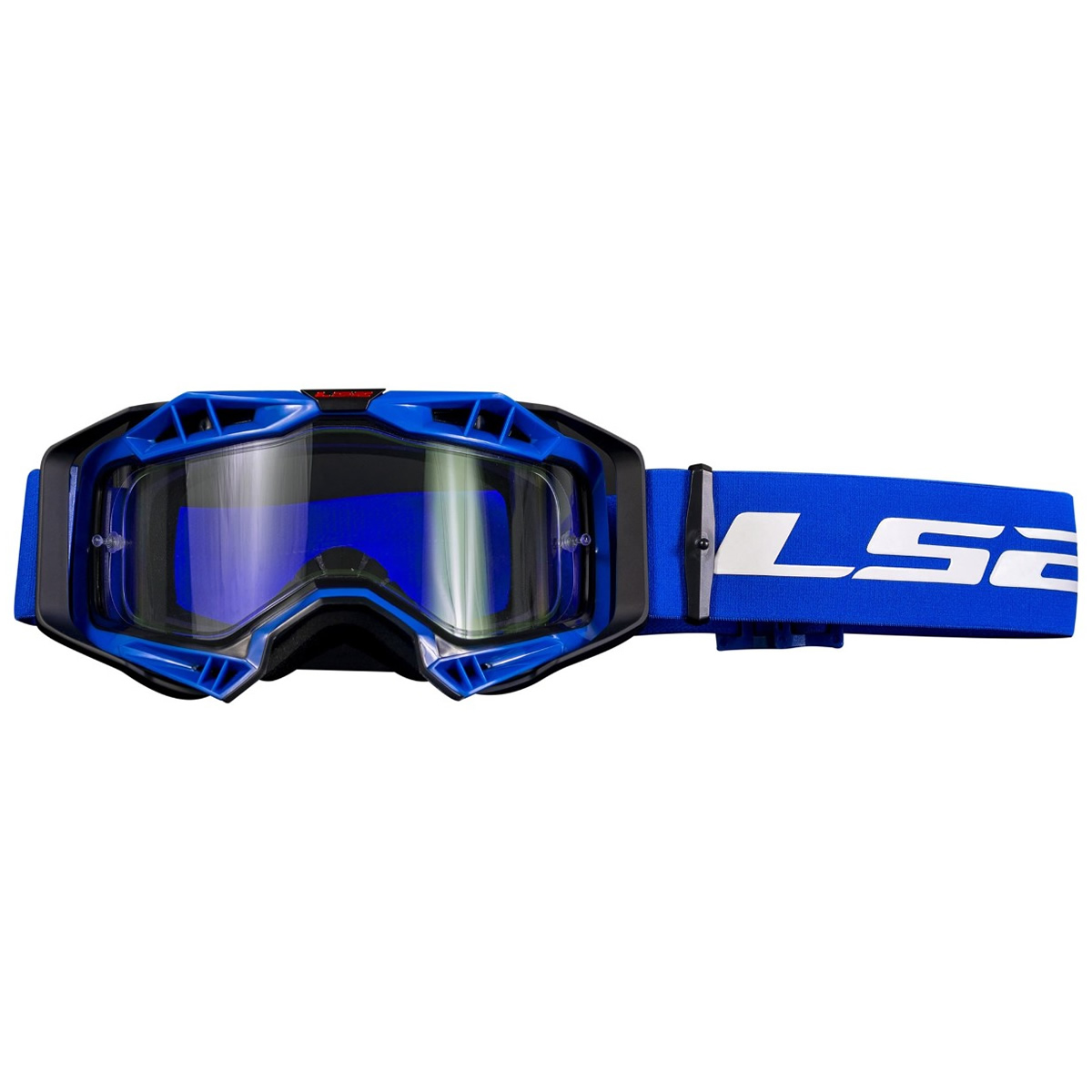 LS2 Helmets Crossbrille Aura, blau