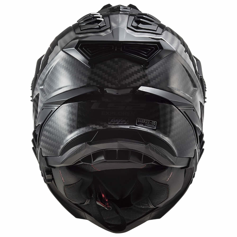 LS2 Helmets Endurohelm Explorer C MX701, Carbon glanz