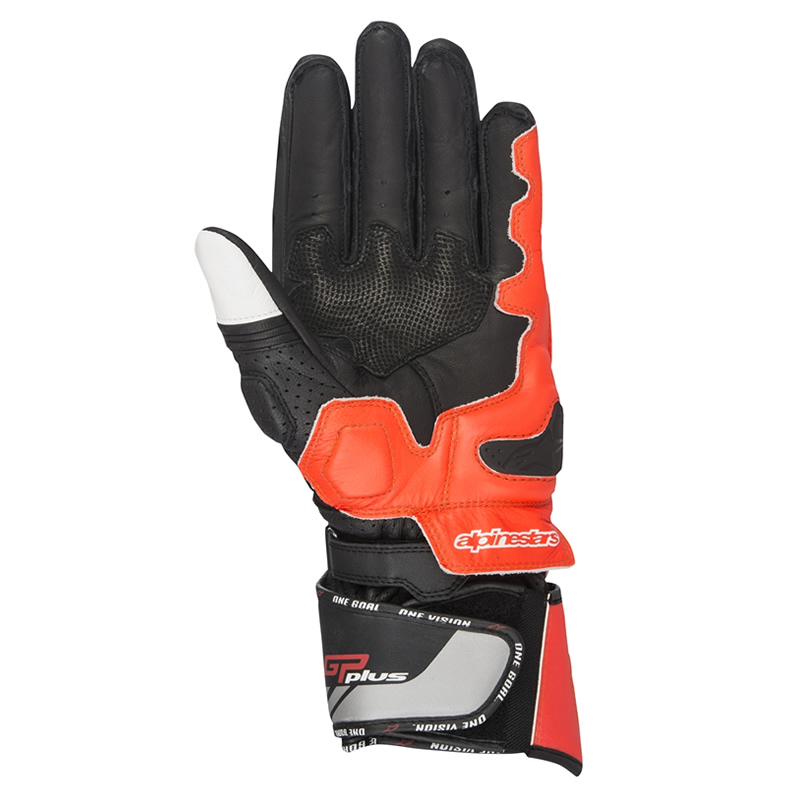 Alpinestars Handschuhe GP Plus R, weiß-schwarz-rot
