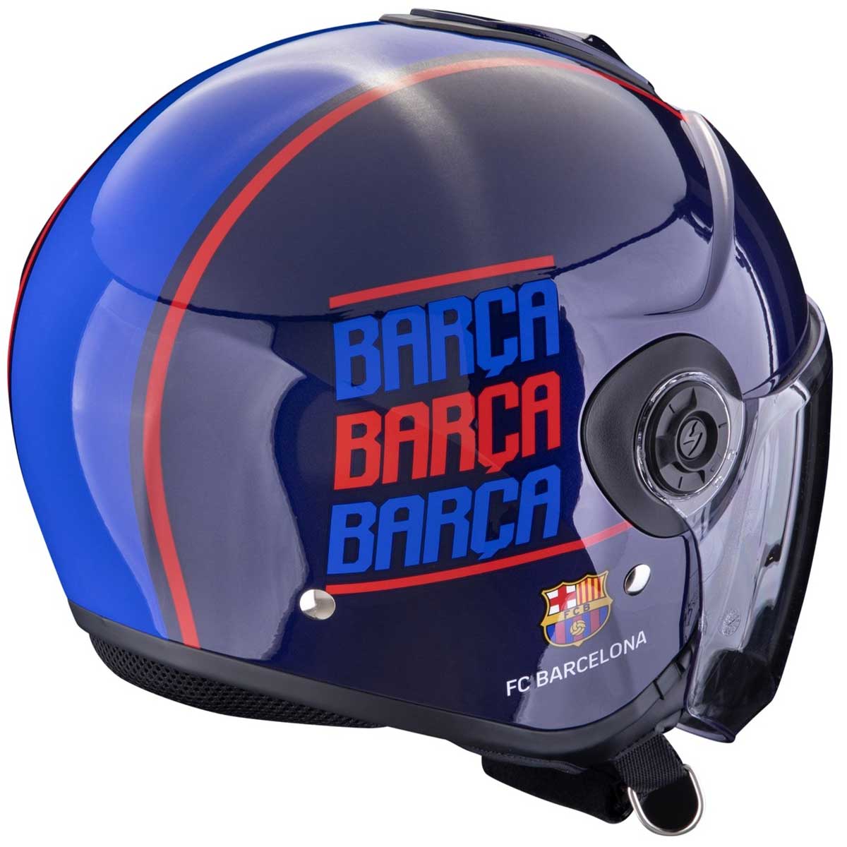 Scorpion EXO-City II FC Barcelona Helm, blau-rot