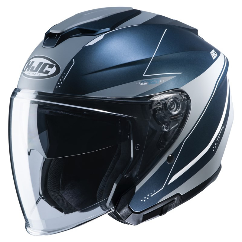 HJC Helm i30 Slight MC2SF, blau-grau matt