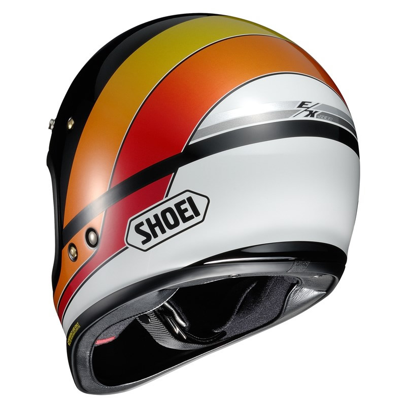 Shoei Helm EX-Zero Equation TC-10, schwarz-orange-rot